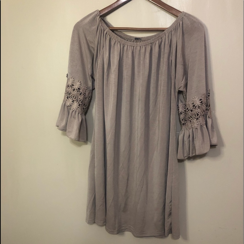 Women’s beige dress